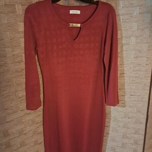 Calvin Klein Red Women's Dress